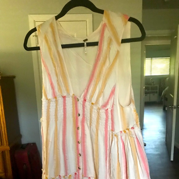 Distressed Free People Dress - Picture 1 of 8